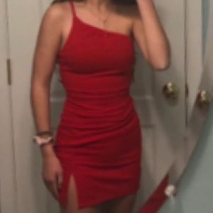 Red dress